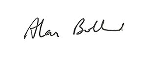 Signature of Alan Bollard